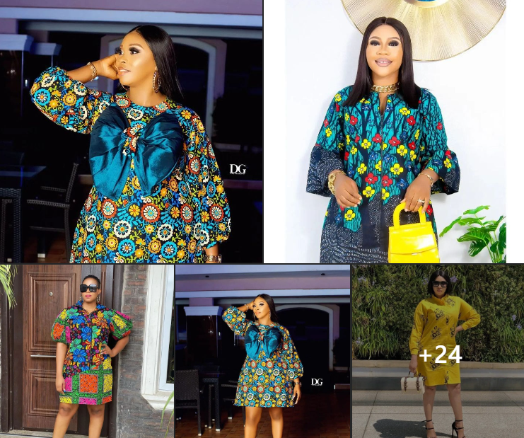 28 Photos: Trendy Ankara Gown Designs for Ladies