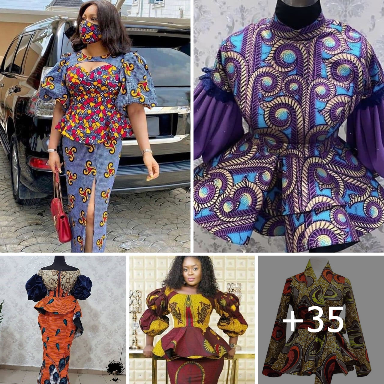 35 Classic and Awesome Ankara Tops for Cute Ladies
