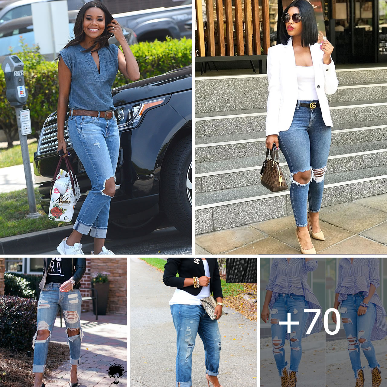 70 Ripped Jeans Outfit Ideas to Copy This Year