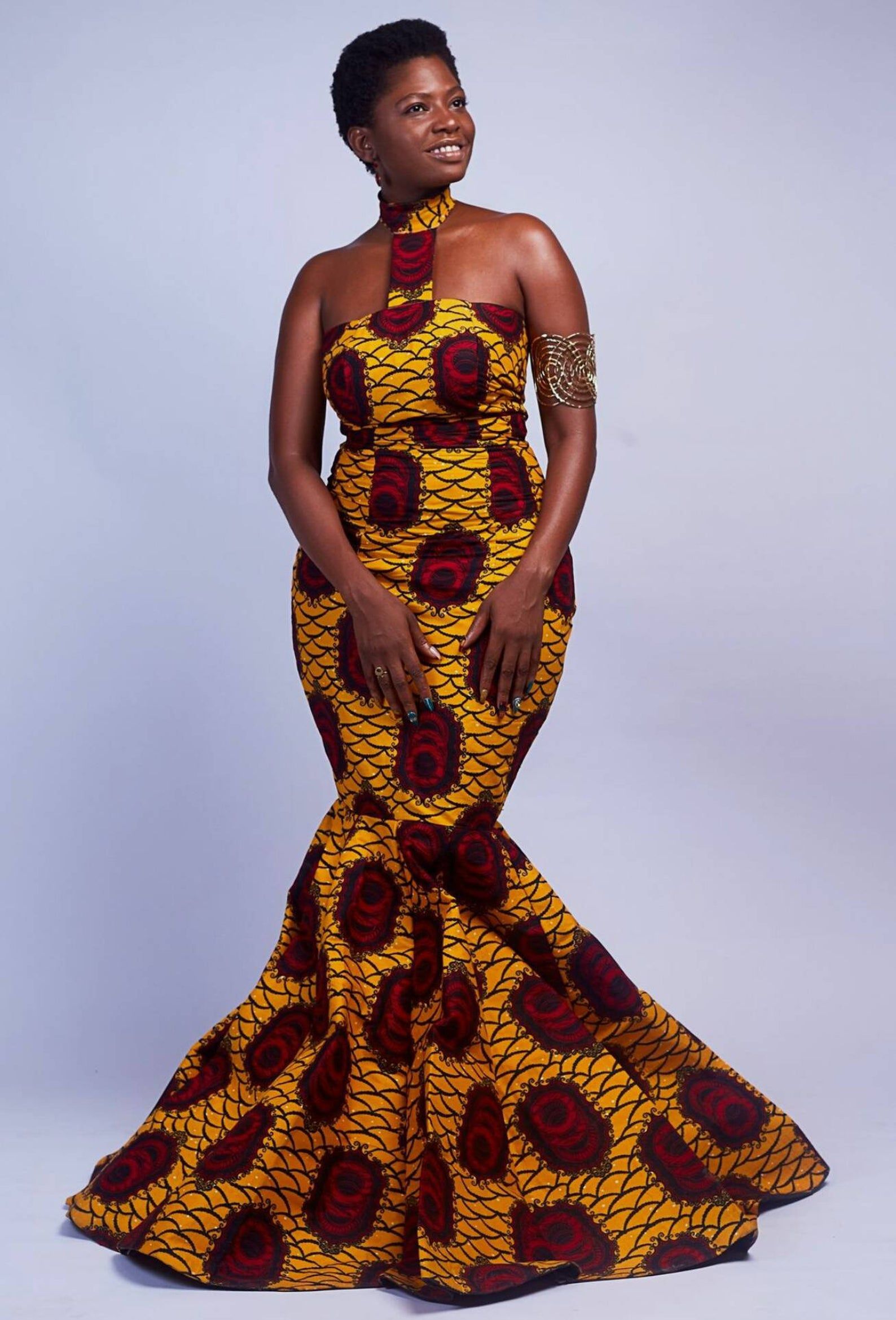 African mermaid dressafrican off shoulder dressafrican y