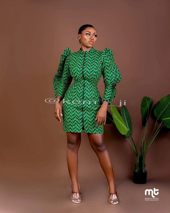 Ankara Short Gown 1