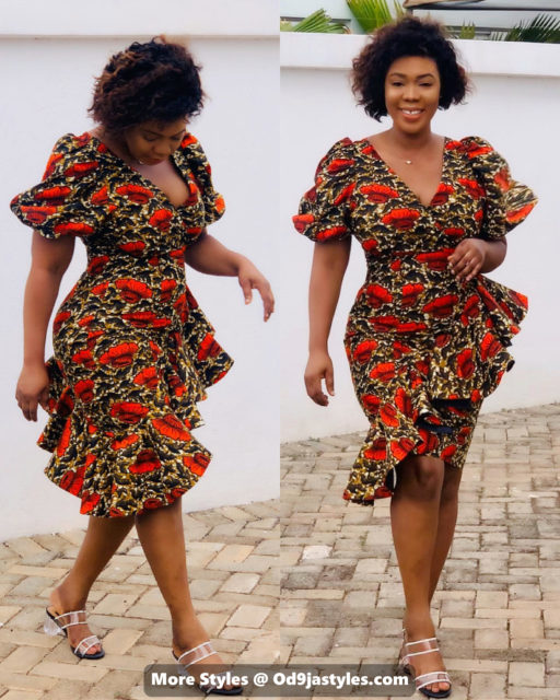 Ankara Short Gowns In 2021 See 50 Ankara Short Gowns Designs For Fashionistas od9jastyles 28 512x640 1