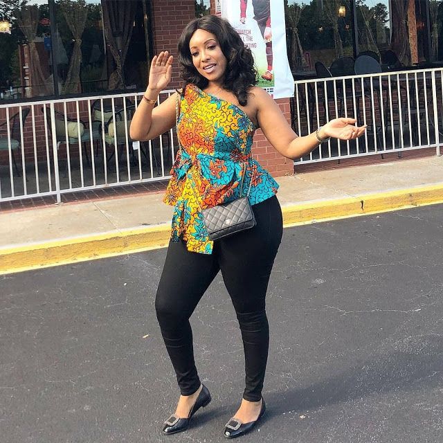 Ankara Top And Jean Trouser 2018 styles for
