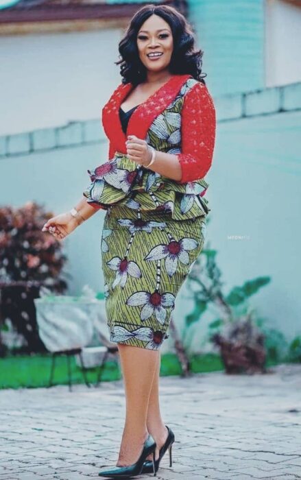 Ankara skirt and blouse styles 1