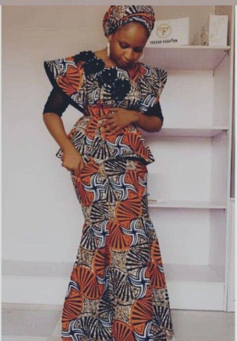 Ankara skirt and blouse styles 11