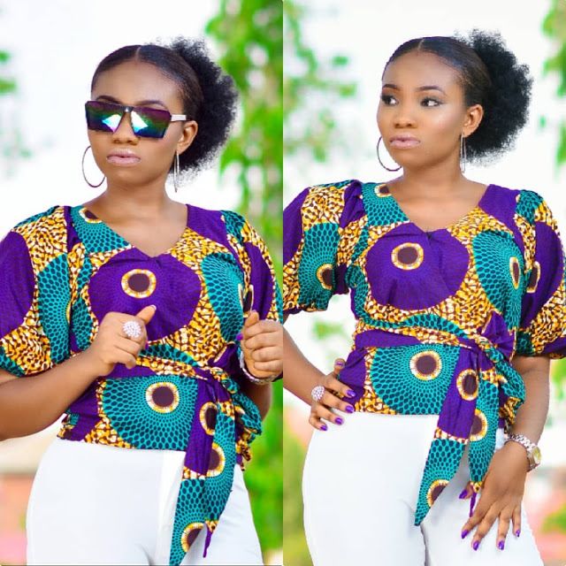 Beautiful Ankara On Tops Style 2019 for