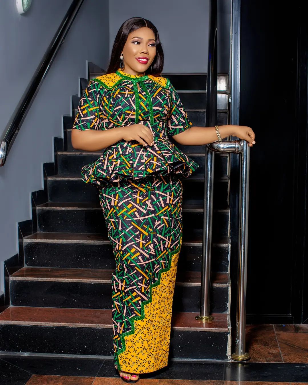 Beautiful elegant and outstanding ankara Skirt and yythkg