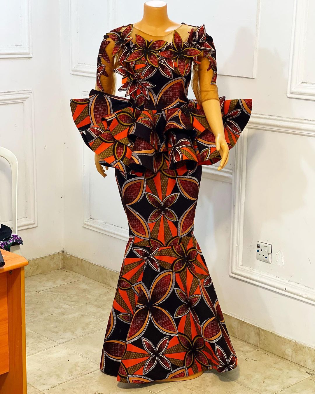 Latest Ankara Skirt and Blouse Styles 2022. yythk 1