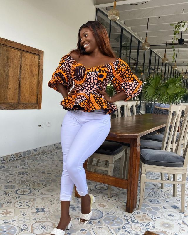 Latest Pictures of Ankara Tops 2021 Trending Styles To Wow You