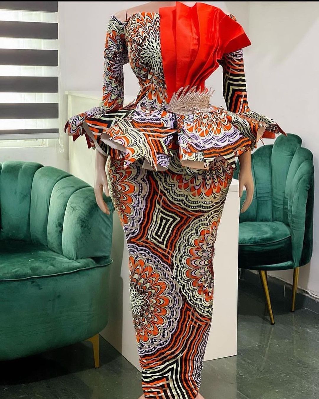 Latest and Decent Ankara Skirt and Blouse Styles yy