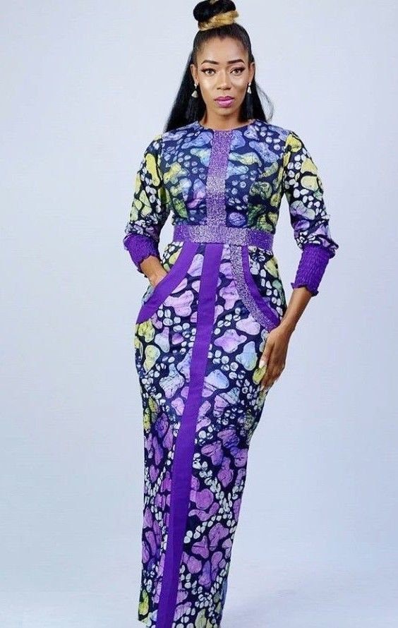 Lovely and Classical Ankara Long Gown Styles yyth 1
