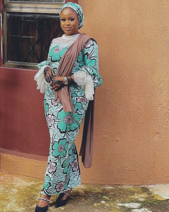 Mix matched Ankara and lace gown styles for stylish and elegant look 1