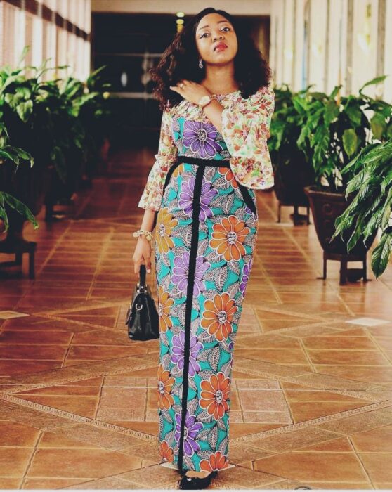 Mix matched Ankara and lace gown styles for stylish and elegant look 7