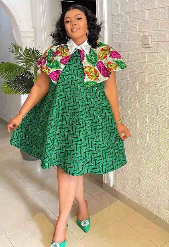 Flare gown shop ankara styles