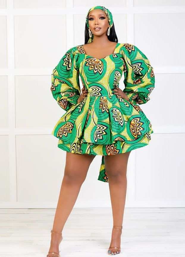 Fascinating Ankara Flare Gown Styles for Classy Women