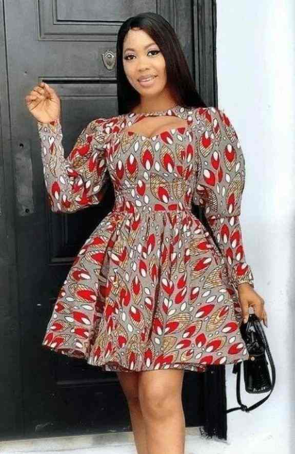 Ankara short hotsell flare gowns 2017