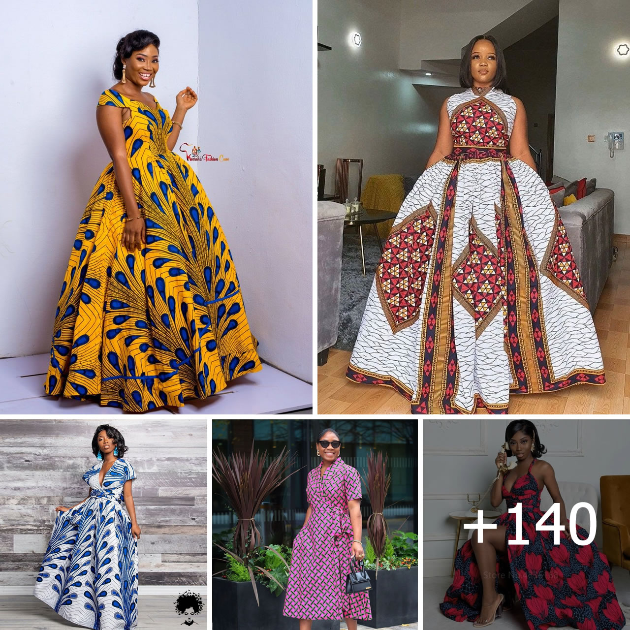 Stylish African Print A-line Dress Styles: Perfect for Every Setting
