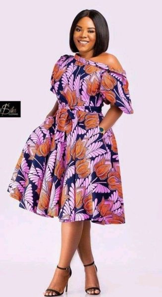 Stylish African Print A line Dress Styles Perfect in Every Setting 11