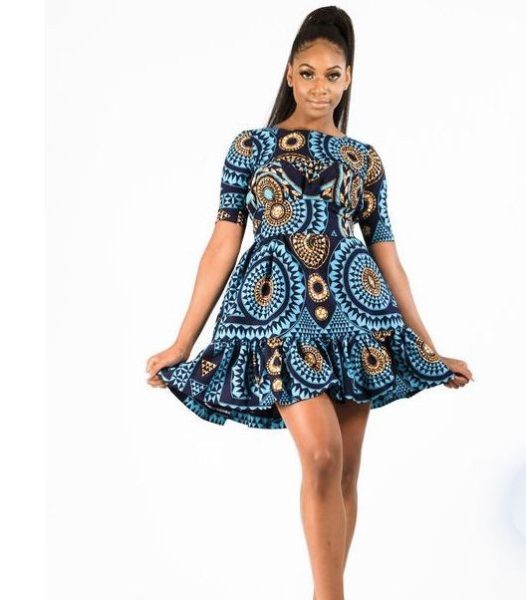 Stylish African Print A line Dress Styles Perfect in Every Setting 13