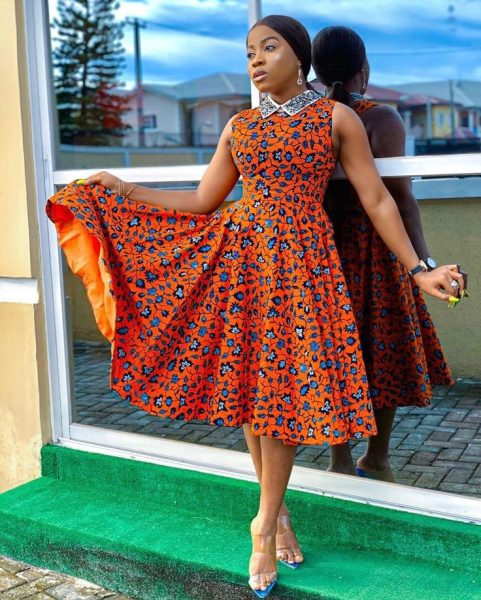 Stylish African Print A line Dress Styles Perfect in Every Setting 16