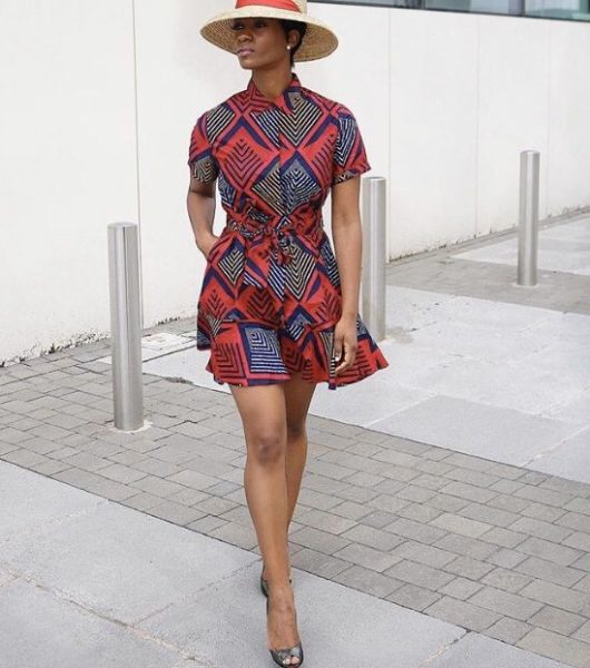 Stylish African Print A line Dress Styles Perfect in Every Setting 17