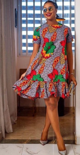 Stylish African Print A line Dress Styles Perfect in Every Setting 2