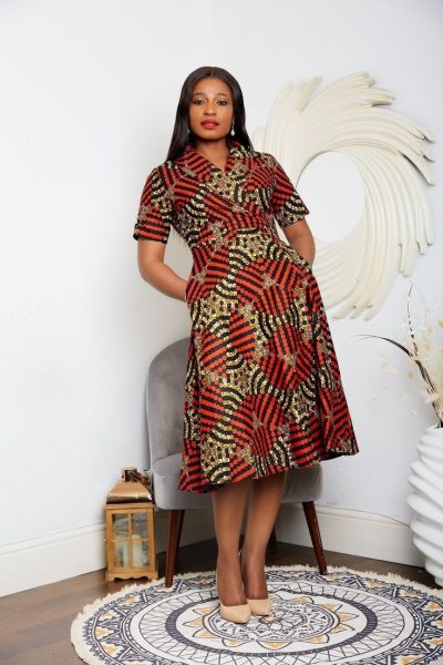 Stylish African Print A line Dress Styles Perfect in Every Setting 21