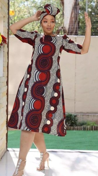 Stylish African Print A line Dress Styles Perfect in Every Setting 22