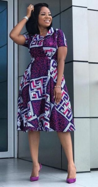 Stylish African Print A line Dress Styles Perfect in Every Setting 23