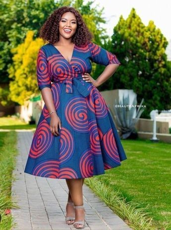 Stylish African Print A line Dress Styles Perfect in Every Setting 30