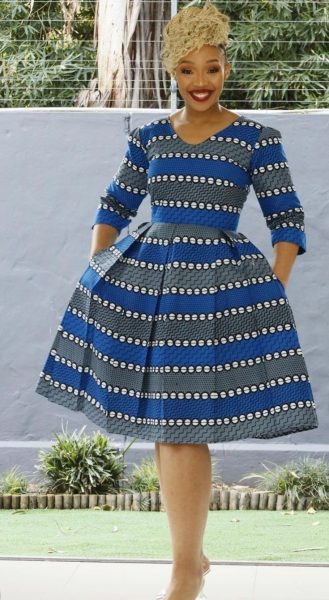 Stylish African Print A line Dress Styles Perfect in Every Setting 32