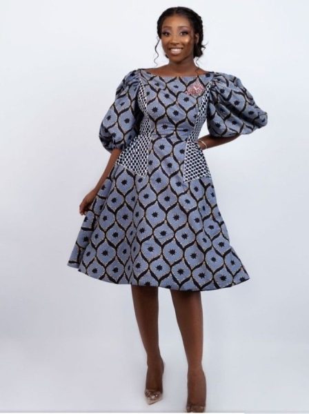 Stylish African Print A line Dress Styles Perfect in Every Setting 5