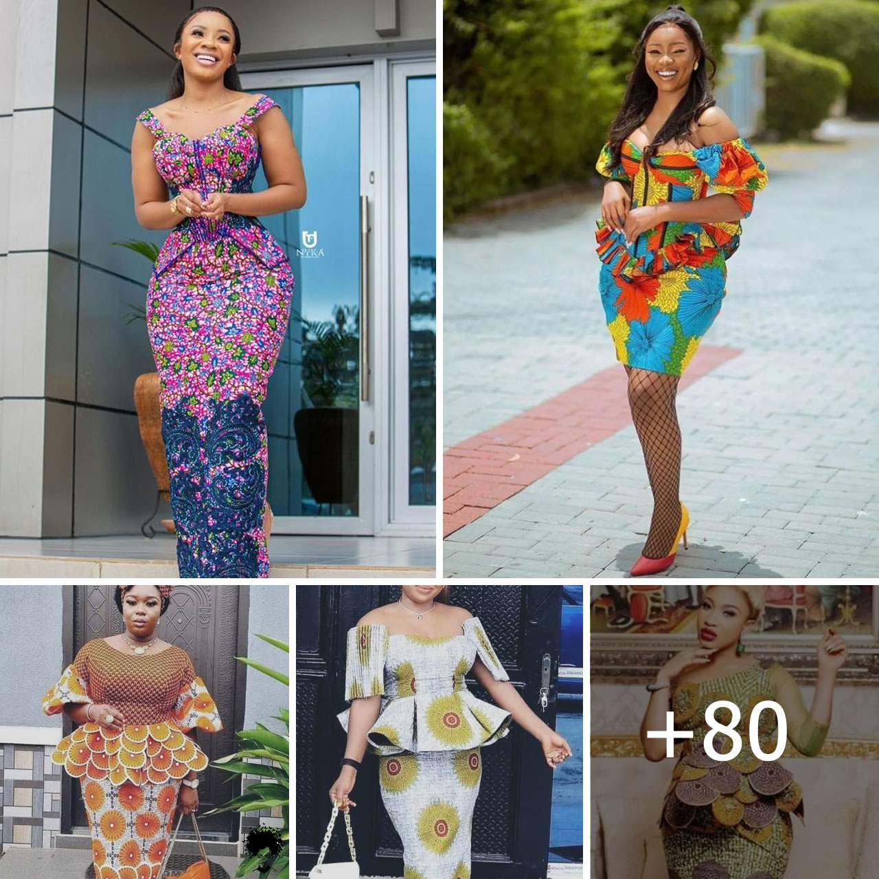 Stylish Ankara skirt and blouse styles for various ocassion