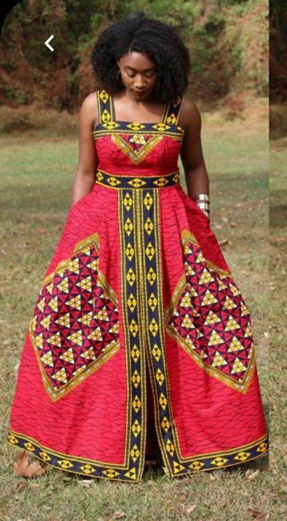 This beautiful maxi dress with slit is handmade yyt