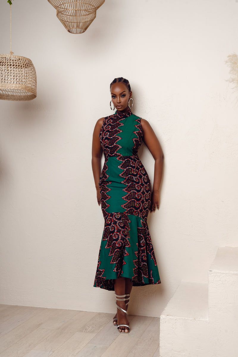 This contains an image of TOPE African Print yythk
