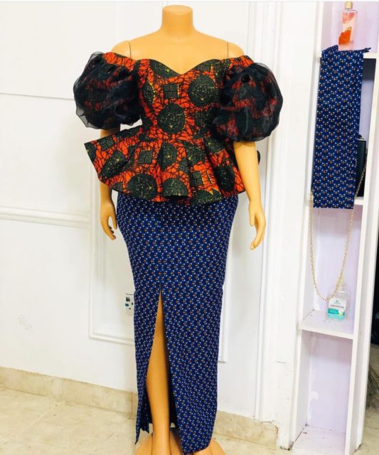 Top 17 Ankara Skirt and Blouse Styles for Ladies 2021 4 533x640 1