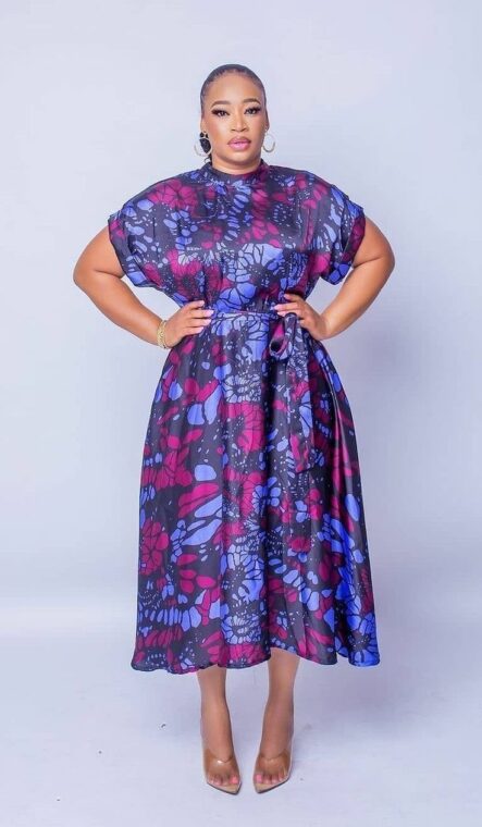 Fashion African Fashion Print Patchwork Dress Women Clothes Pocket Ladies  Bazin Nigerian Ankara Dress Split Long Robe Plus Size-Color2 | Jumia Nigeria