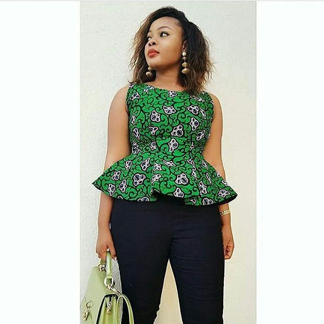 awesome ankara tops 2018 for cute ladies