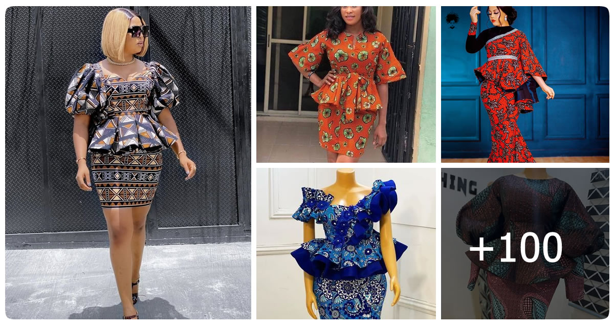 100 Latest Ankara Skirt and Blouse Styles to Wow This Season