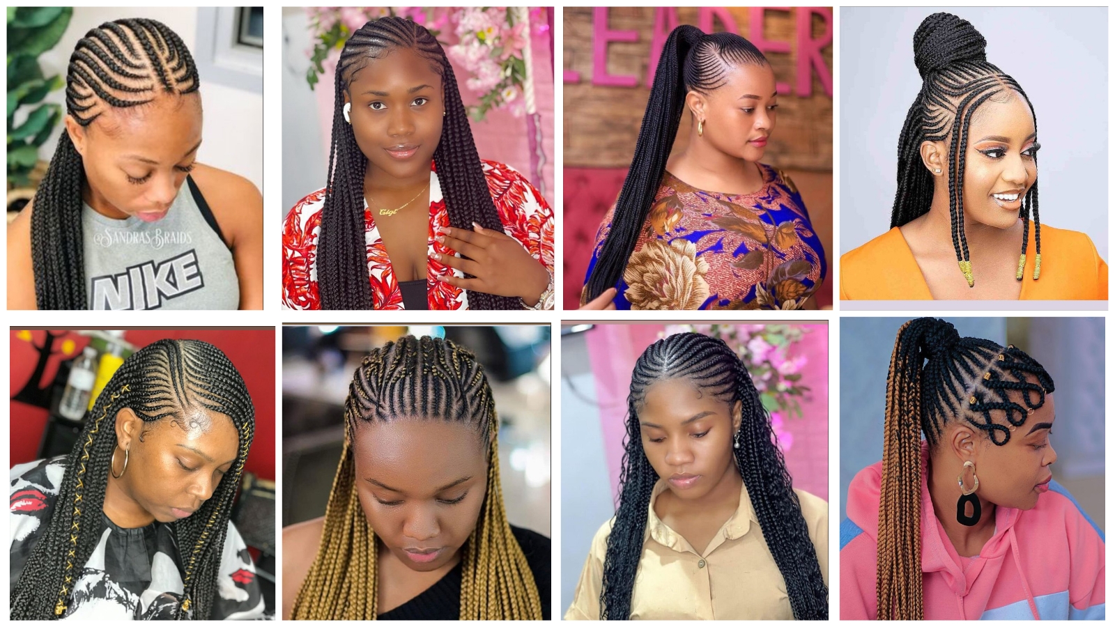 Trendy and Chic: Latest Ghana Braids Hairstyles for Stylish Ladies