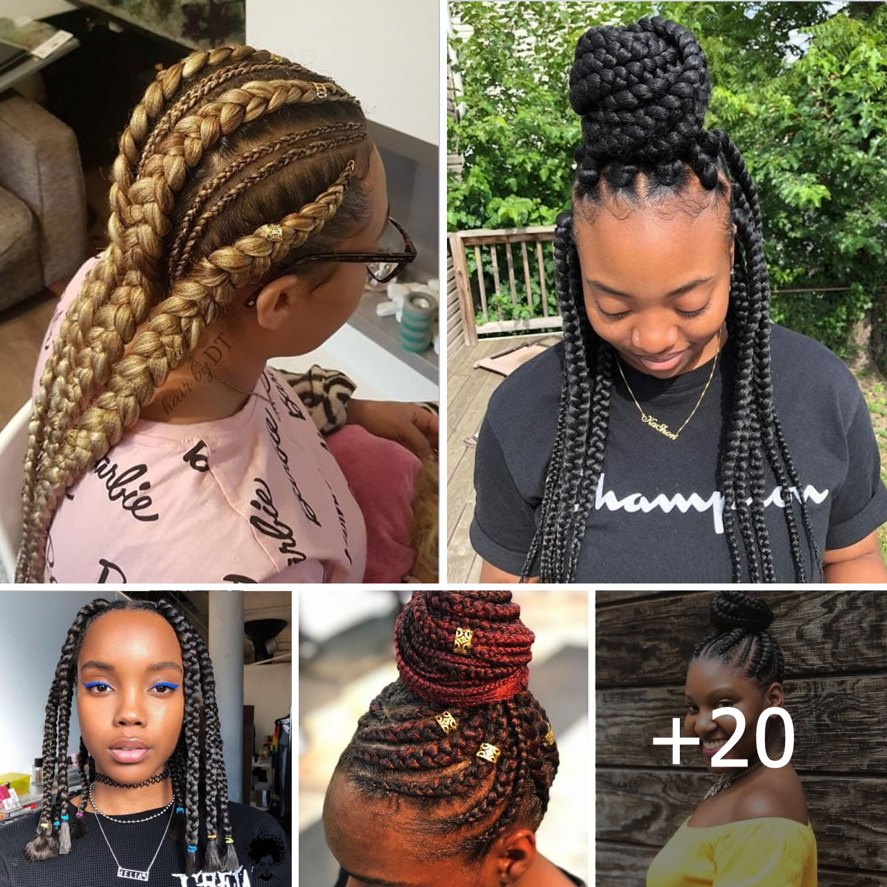 20 Ways to Slay Jumbo Box Braids Like a Queen