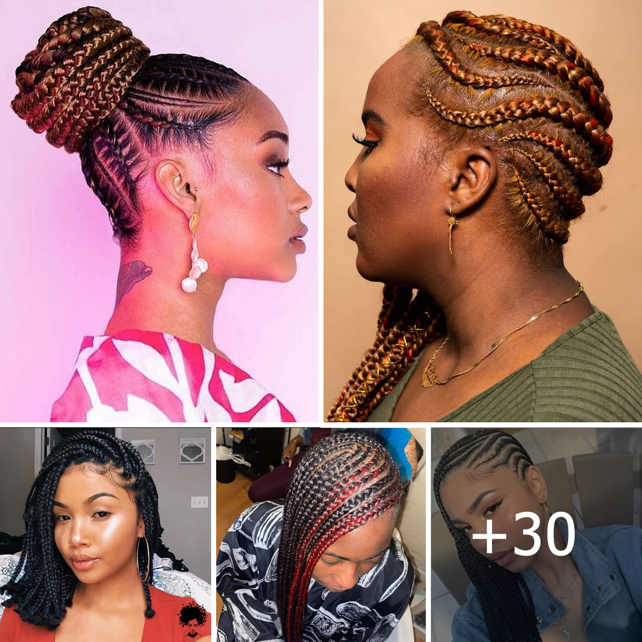 30 Beautiful Lemonade Braids to Try This Year ‎