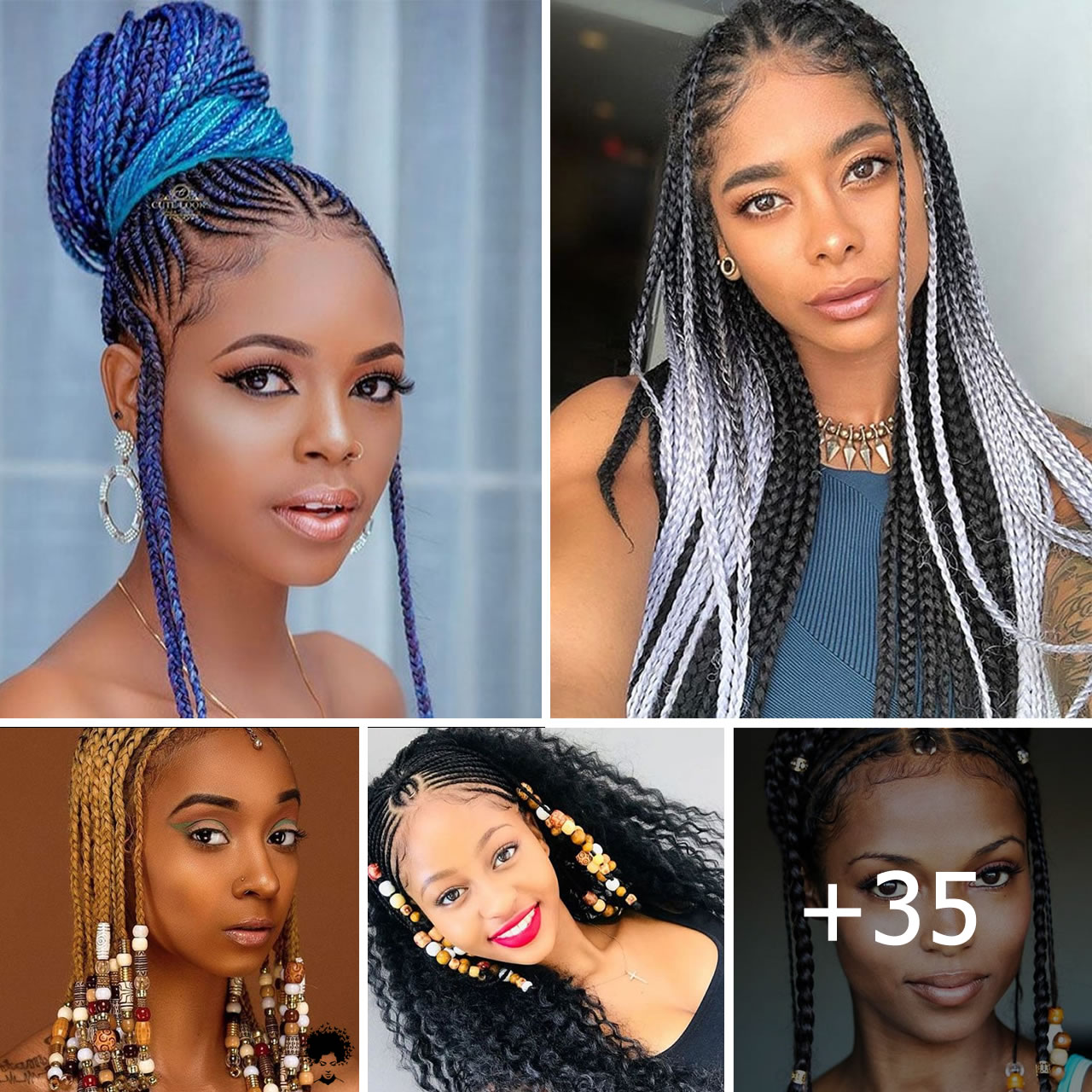 35 Easy Fulani Braid Looks To Try Right Now