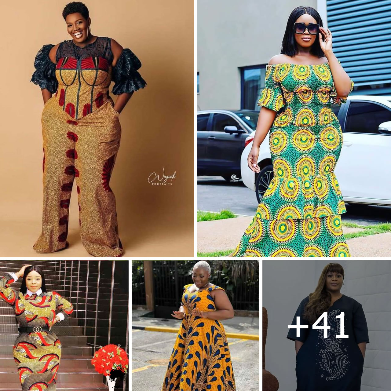41 Latest African Dresses for Plus Size Ladies 2022-2023