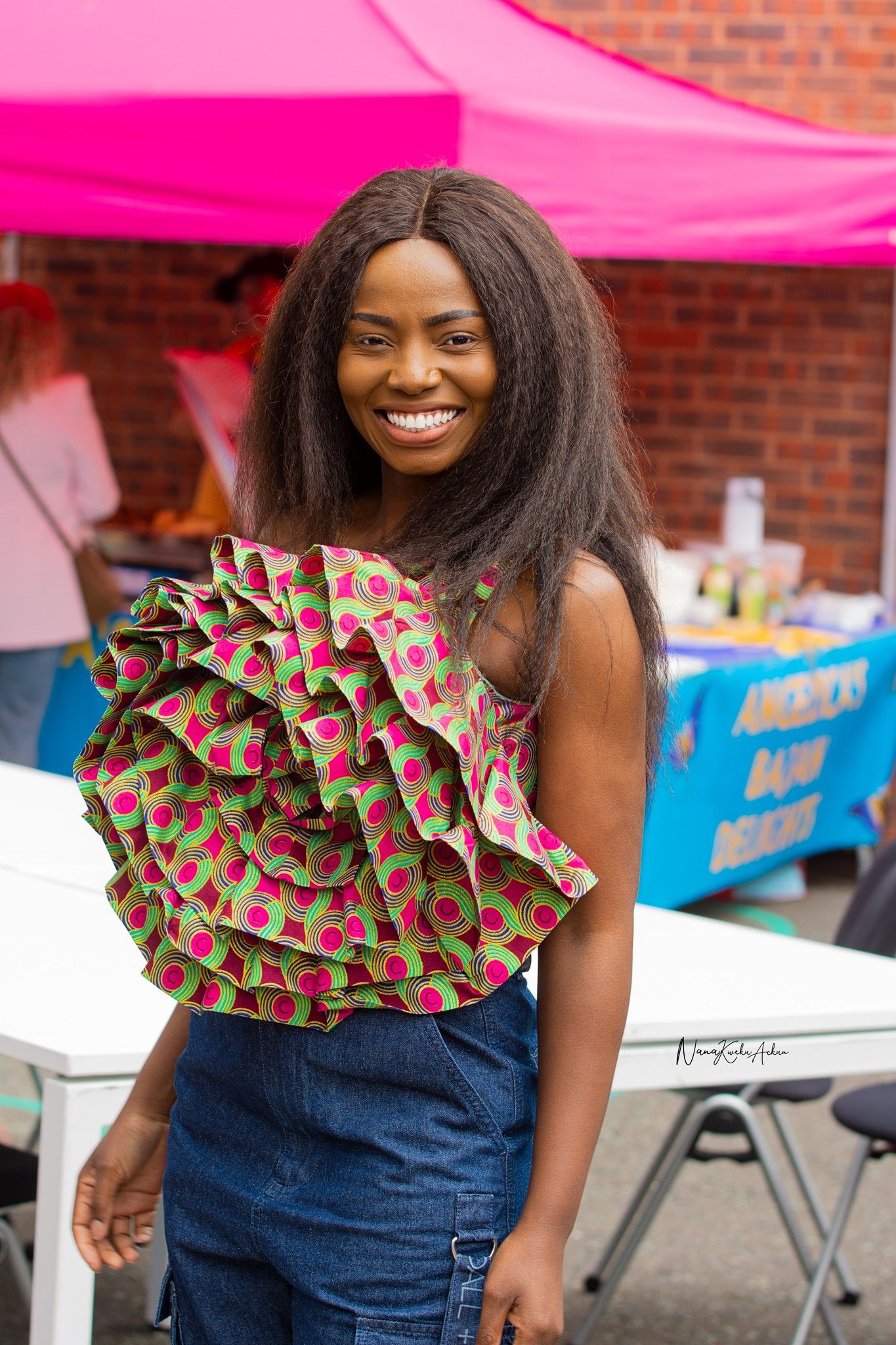 Ankara Rose Top by Tayamika