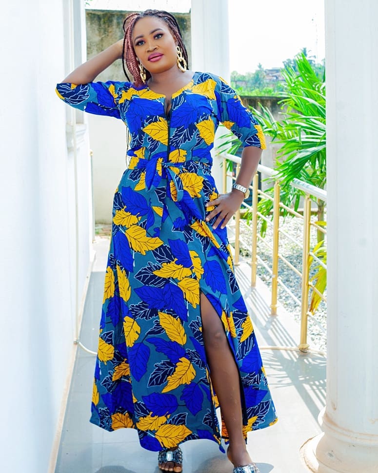 Ankara gown 2