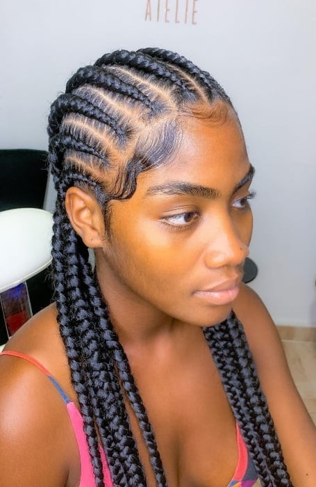 Feed in Stitch Braids 1