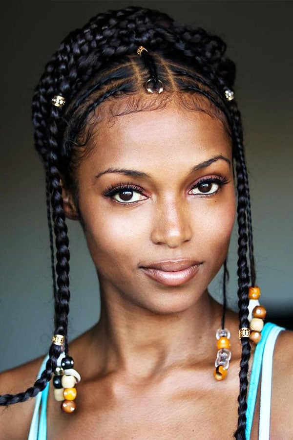 Fulani Braids Updo