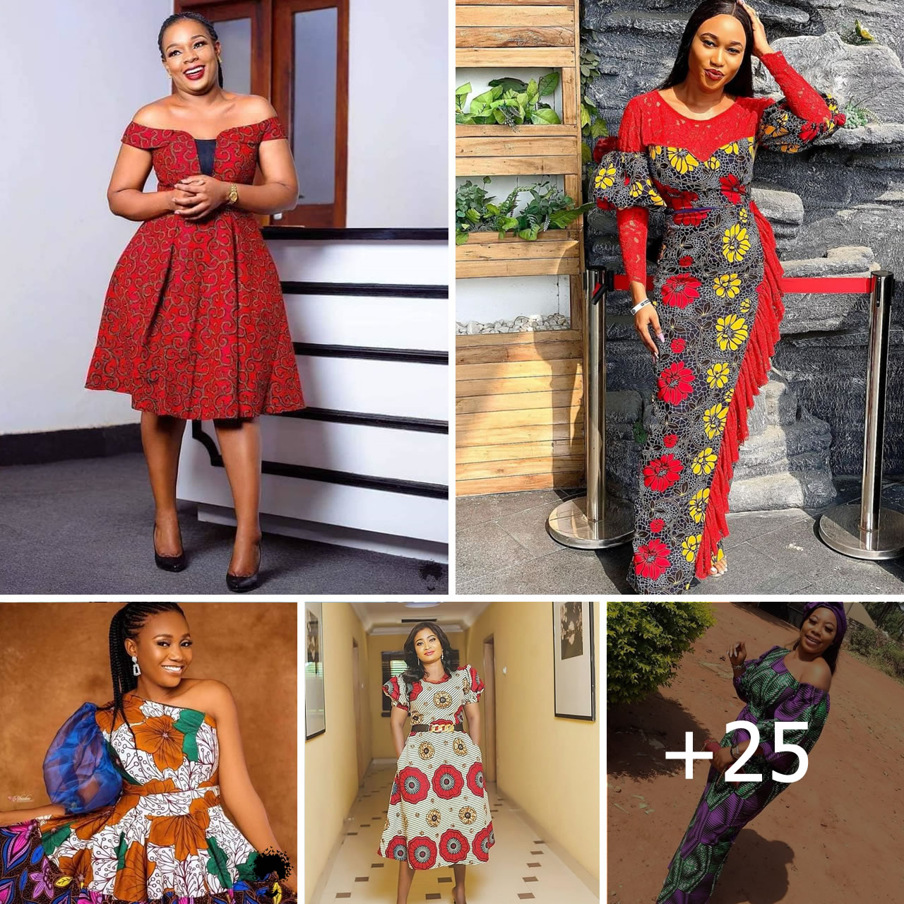 Latest and Simple Ankara Gown Styles 2023