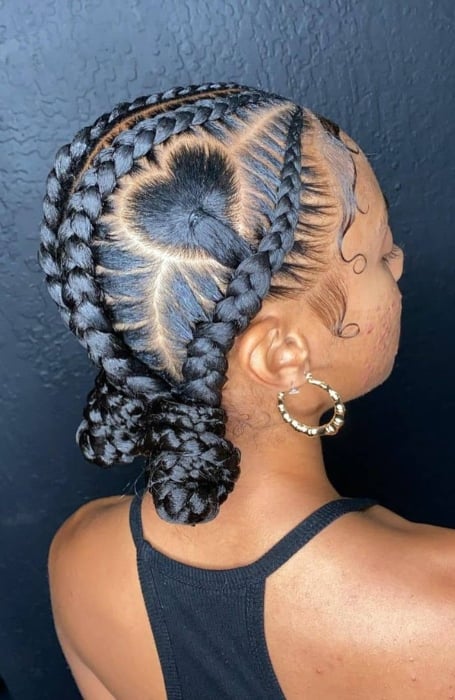 Stitch Braids with Medium Hair